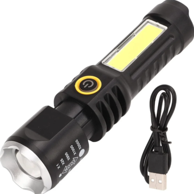 COBY ULTRA BRIGHT RECHARGEABLE FLASHLIGHT